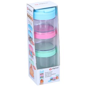   Family recipient cutiekák egymásra rakhat 3 buc 8,5x26,5cm 440ml/2x230ml