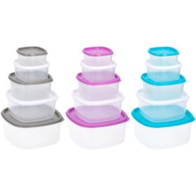 Family recipientcutie set plastic 10 piese 3culoare