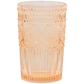   Family pahar sticlă portocaliugalben 360ml 4 buc 8x6,5x12,5cm