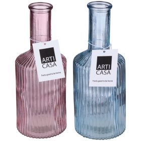 Family vază sticlă 8x8x21cm 2 modele