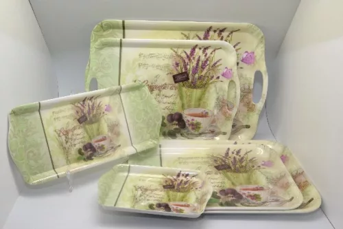 Family tavă cu urechi 35,5*25,5*2,2 plastic levander