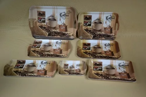 Family zserbós tavă 38*16,5*2cm plastic, de cafea