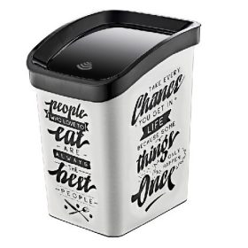   Family coș de gunoi basculant cu capac 3,3l 'people'