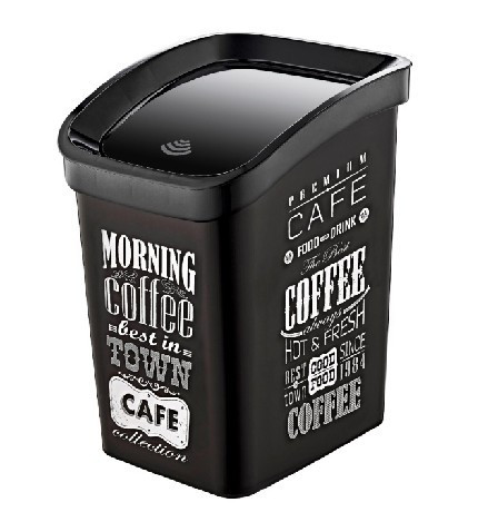 Family szemetes billenős fedővel 3,3L 'morning'