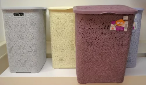 SZENNYESTARTÓ FEDELES MŰA. 42L, 4 SZÍN "LACE" 49,5*32,5*38,5CM