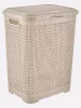 SZENNYESTARTÓ KOSÁR FEDELES MŰA. 55L VEGYES SZÍN"PEARL" 54,3*34,5*41CM