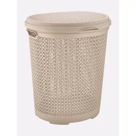  SZENNYESTARTÓ KOSÁR FEDELES MŰA. 45L 4 SZÍN "PEARL" 52*44,2*37CM