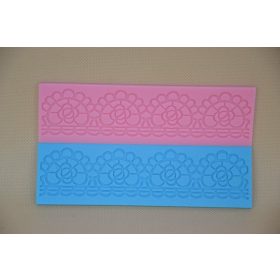 Family marcipán/fondant mintázó 18*5cm 2f. csipke