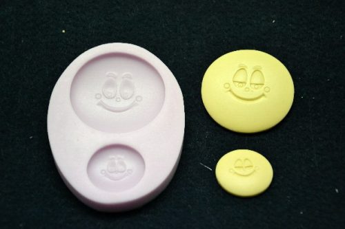 Family marcipán/fondant mintázó szilikon smiley (2-es)