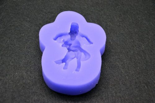 Family marcipán/fondant mintázó, szilikon, angyal (7x9 cm)