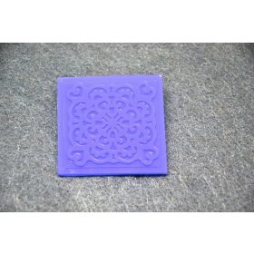   Family marcipán/fondant mintázó, szilikon, lap rózsaablak (6,5x6,5 cm)