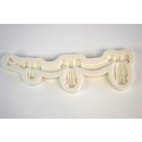 Family marcipán/fondant mintázószalag masnikkal