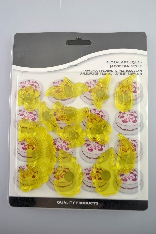 Family marcipán/fondant mintázó többrészes műa. virágos ornamentika