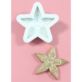   Family marcipán/fondant mintázó 'csillag' 60x78x13mm