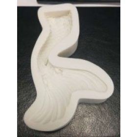   Family marcipán/fondant mintázó 'sellőuszony iii.' 76x117x23mm