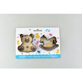   Family marcipán / fondant mintázó, műa., maci és hintaló - 2r