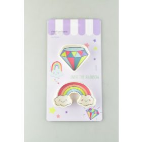   Family marcipán / fondant mintázó, műa., gyémánt és szivárvány - 2r