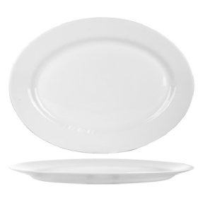 Family farfurie oval opal 35,5x25cm alb