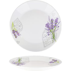 TÁNYÉR LAPOS OPÁL 26,6CM LEVENDULÁS