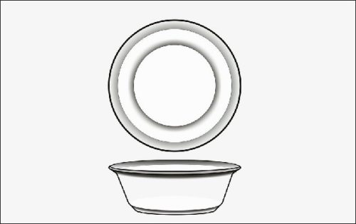 Family bol porție adânc bol pentru supă d:185mm super white porțelan