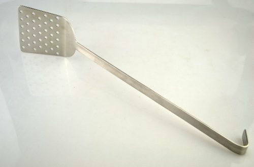 Family lingură-spatulă perforat s/s 201 mâner h::340mm cap h::110mm