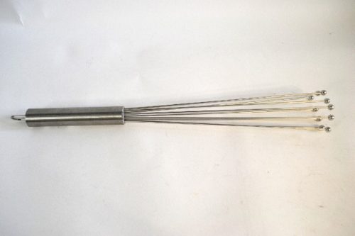 Family hab/tojásverő fém gömbökkel acél 43,5cm