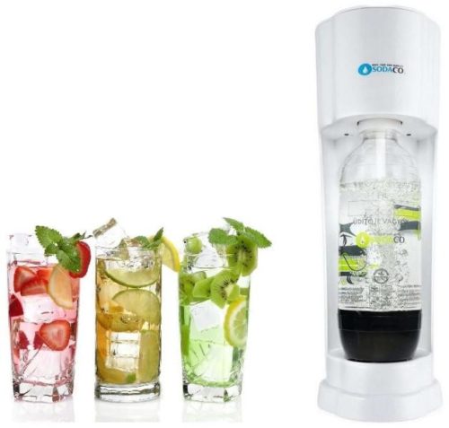 SodaCo R100W Royal otthoni szódagép, fehér színben