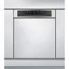 Whirlpool WBC 3C26 X inox, programok száma: 8, beépíthető, 14 terítékes mosogatógép 
