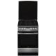 Amica 56013 inox, szabadonálló, gáz, kombinált, főzőzóna: 4, sütő:65L, grill, tűzhely