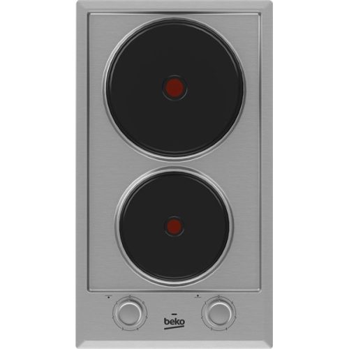 Beko HDCE-32201 X szürke, beépíthető, elektromos üvegkerámia, főzőzóna: 2, beépíthető méret: 27cm, főzőlap