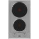 Beko HDCE-32201 X szürke, beépíthető, elektromos üvegkerámia, főzőzóna: 2, beépíthető méret: 27cm, főzőlap