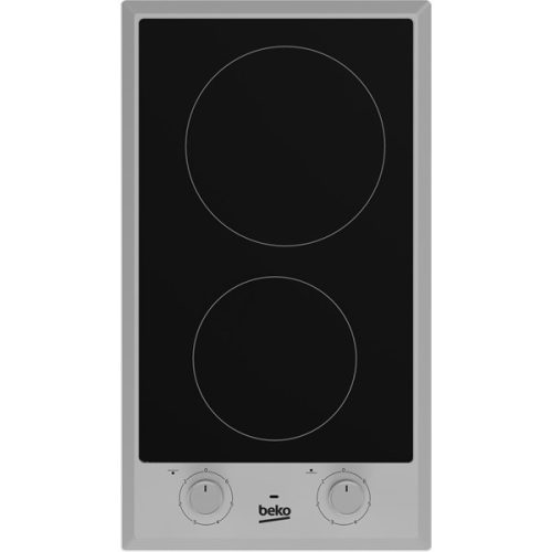 Beko HDCC32200 X fekete, beépíthető, elektromos üvegkerámia, főzőzóna: 2, beépíthető méret: 27cm, főzőlap