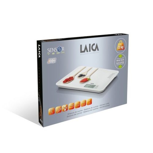 Laica KS5020W fakanál mintás fehér digitális konyhai mérleg