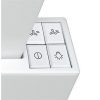 Whirlpool AKR 749/1 WH fehér, beépíthető, kihúzható, méret:60 cm, teleszkópos, zajszint:62 dB, páraelszívó