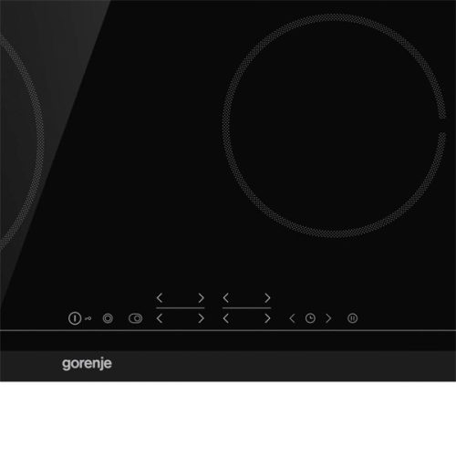Gorenje ECT643BCSC fekete, beépíthető, elektromos üvegkerámia, főzőzóna: 4, beépíthető méret: 56cm, főzőlap