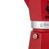 Bialetti 4943 Moka Express 6 személyes piros kotyogós kávéfőző
