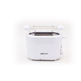   TOO TO-500-W 840W fehér 2 szeletes kenyérpirító zsemlemelegítő feltéttel