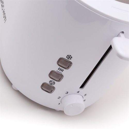 TOO TO-500-W 840W fehér 2 szeletes kenyérpirító zsemlemelegítő feltéttel