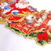 Iris 3D Merry Christmas feliratú/32x17cm 2db karton dekoráció