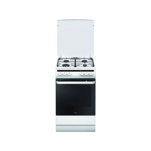 Amica 55343 fehér, szabadonálló, gáz, kombinált, főzőzóna: 4, sütő:62L, grill, tűzhely