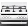 Amica 55343 fehér, szabadonálló, gáz, kombinált, főzőzóna: 4, sütő:62L, grill, tűzhely