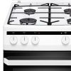 Amica 55343 fehér, szabadonálló, gáz, kombinált, főzőzóna: 4, sütő:62L, grill, tűzhely