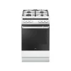 Amica 55343 fehér, szabadonálló, gáz, kombinált, főzőzóna: 4, sütő:62L, grill, tűzhely