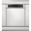 Whirlpool WBO 3T333 P 6.5 X szürke, programok száma: 11, beépíthető, 14 terítékes mosogatógép 