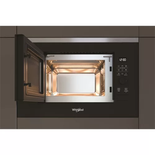 Whirlpool WMF200G 1200W 20L fekete beépíthető mikrohullámú sütő