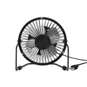   Kikkerland US143-BK-EU fekete, 15 cm, USB-s asztali ventilátor