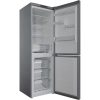 Indesit INFC8 TI21X inox, alulfagyasztós, Hűtő:231L, Fagyasztó:104L, Total No frost hűtőszekrény