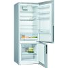 Bosch KGV58VLEAS acél, alulfagyasztós, Hűtő:37L, Fagyasztó:126L, Low frost hűtőszekrény