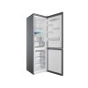 Indesit INFC9 TO32X inox, alulfagyasztós, Hűtő:263L, Fagyasztó:104L, Total No frost hűtőszekrény