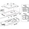 Whirlpool WL S7960 NE fekete, beépíthető, indukciós, főzőzóna: 4, beépíthető méret: 56cm, főzőlap
